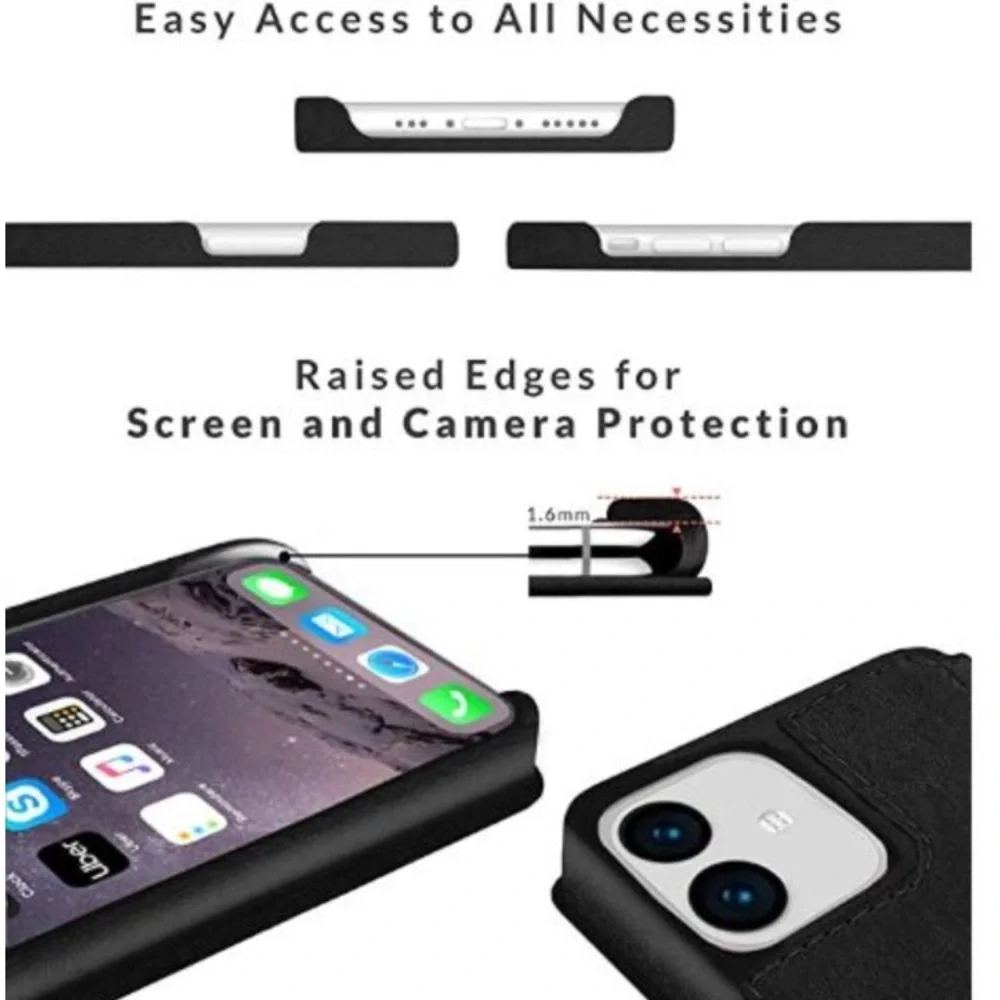 iPhone 12 Pro Max Wallet Case -Slim